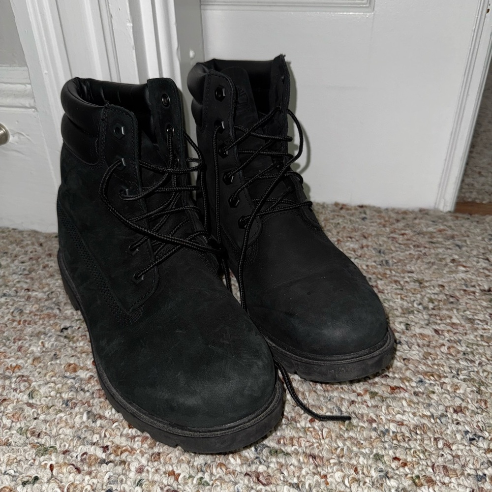 Timberland Black Leather Boots